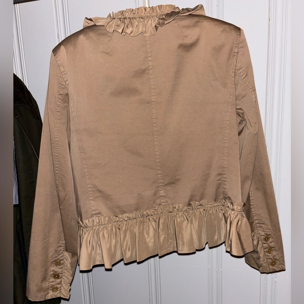 J.crew Chino Ruffle Jacket - Picture 9 of 9